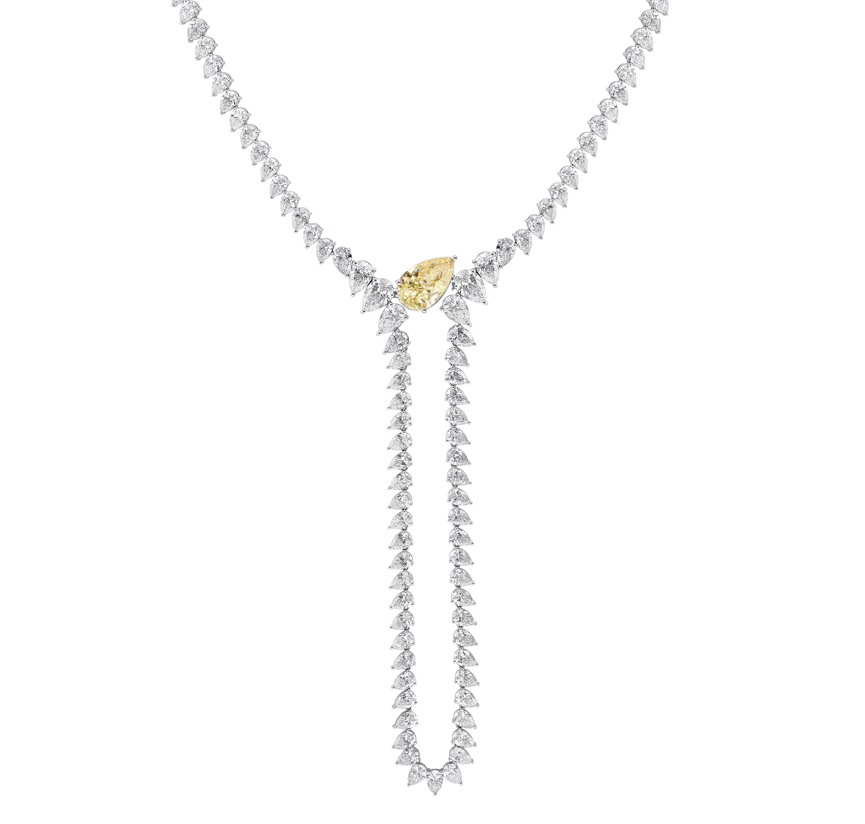 Heart cut diamond pendant