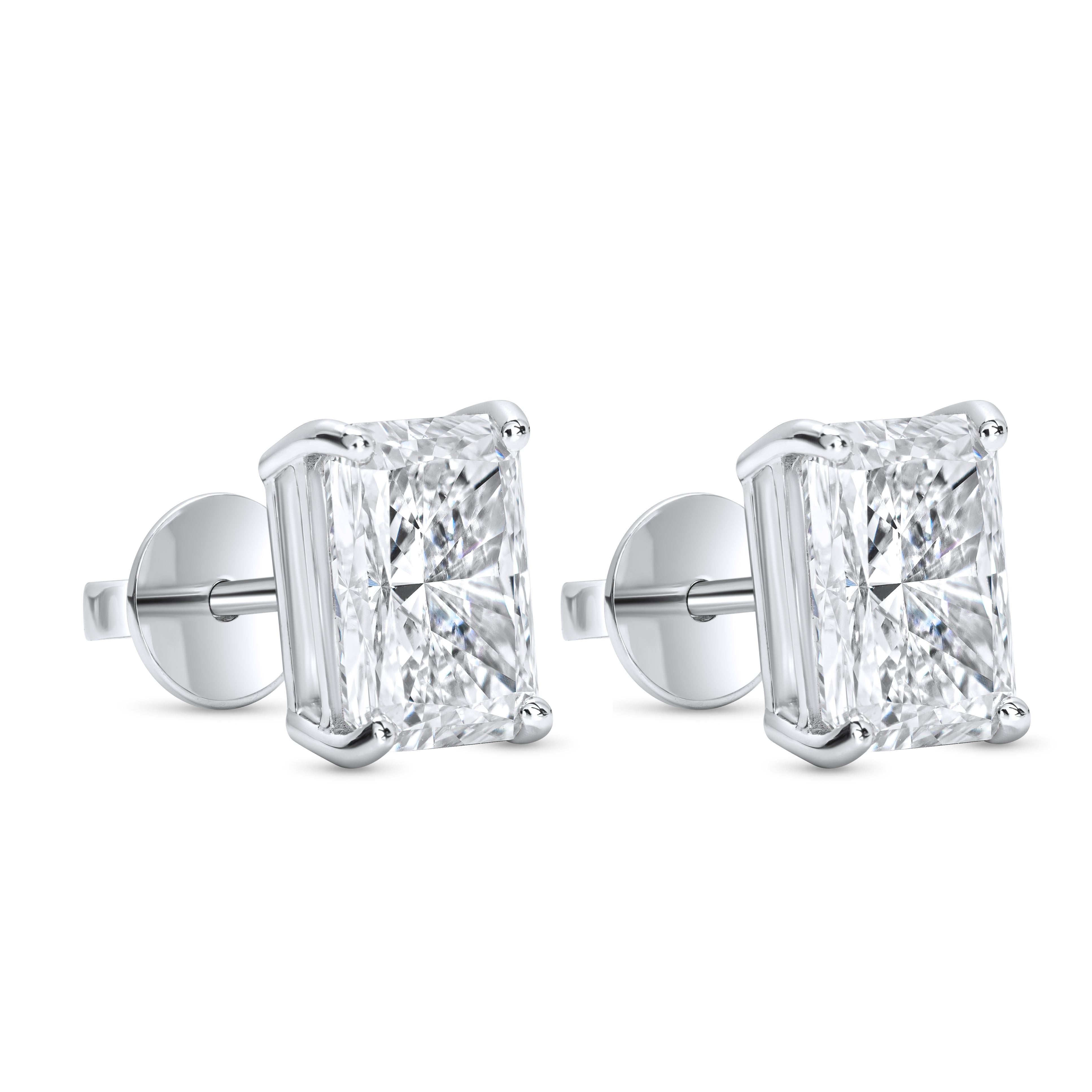 Round Diamond Earrings