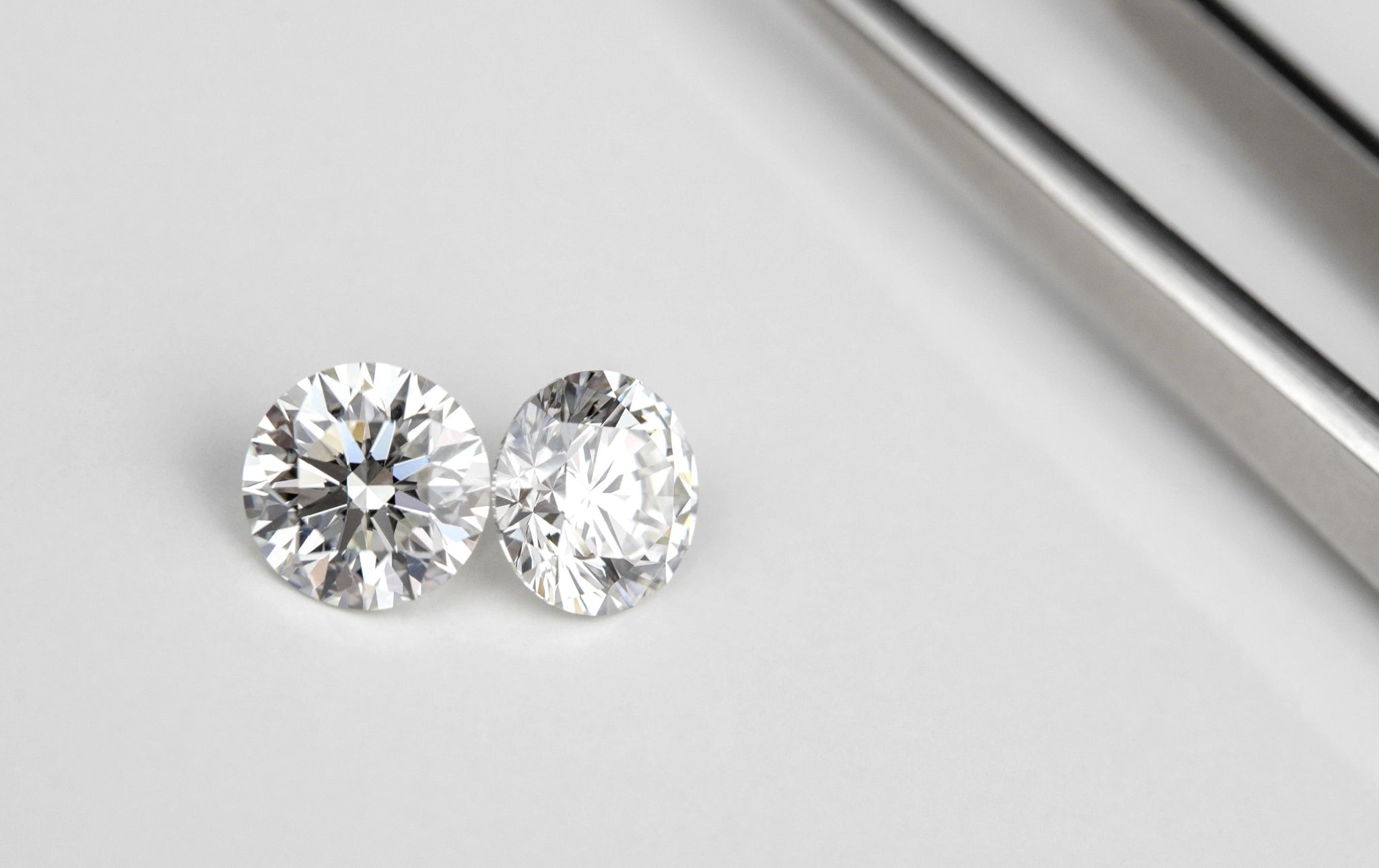 Deux diamant ronds